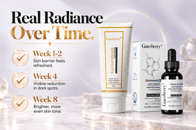 Glutathione Serum &amp; Face Wash Combo | Graceberry