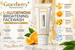 Graceberry Brightening Glutathione Facewash