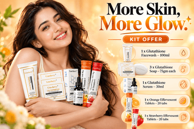 Glutathione Complete Care Kit – Graceberry Brightening Face Wash, Soap, Serum & Tablets
