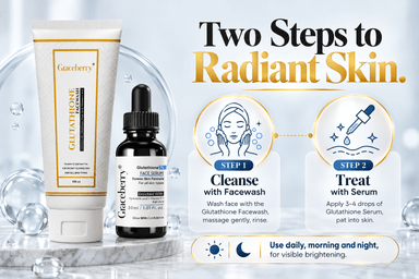 Glutathione Serum &amp; Face Wash Combo | Graceberry