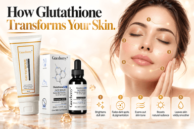 Glutathione Serum &amp; Face Wash Combo | Graceberry