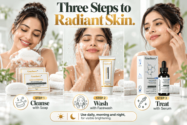 Glutathione Brightening Face Wash, Soap & Serum Combo – Graceberry Skin Essential Trio
